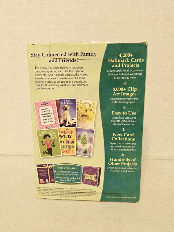 Hallmark Card Studio 2004 & 2007 For Windows 98/Me/2000/XP/Vista - Preowned gallery