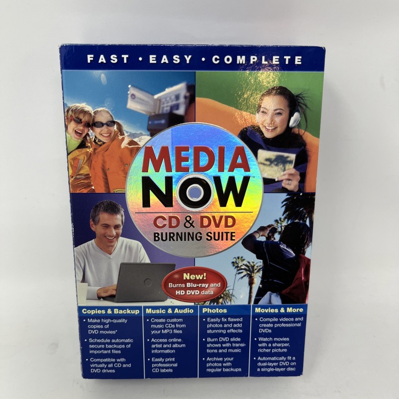 Nova Development Media Now CD & DVD Burning Suite, Software and Manual