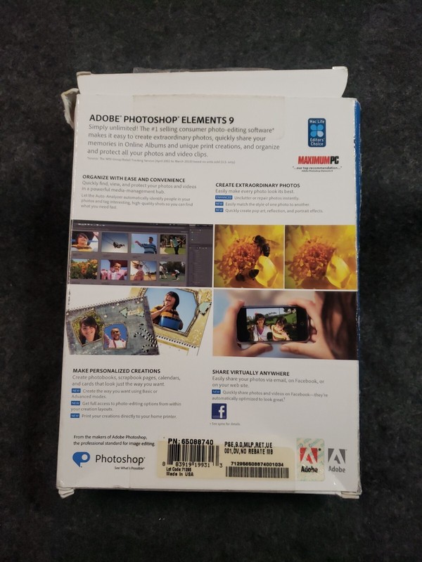 Adobe Photoshop Elements 9 (Mac & PC) (C4B4) gallery