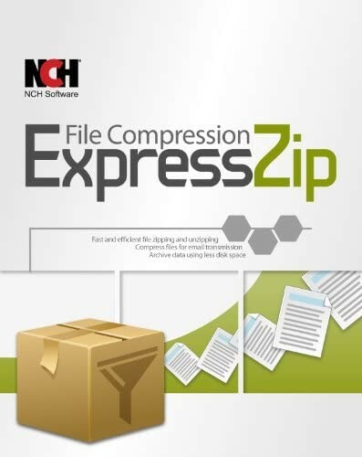 Express Zip File Archive Compression RAR ZIP UNZIP Software NCH Software