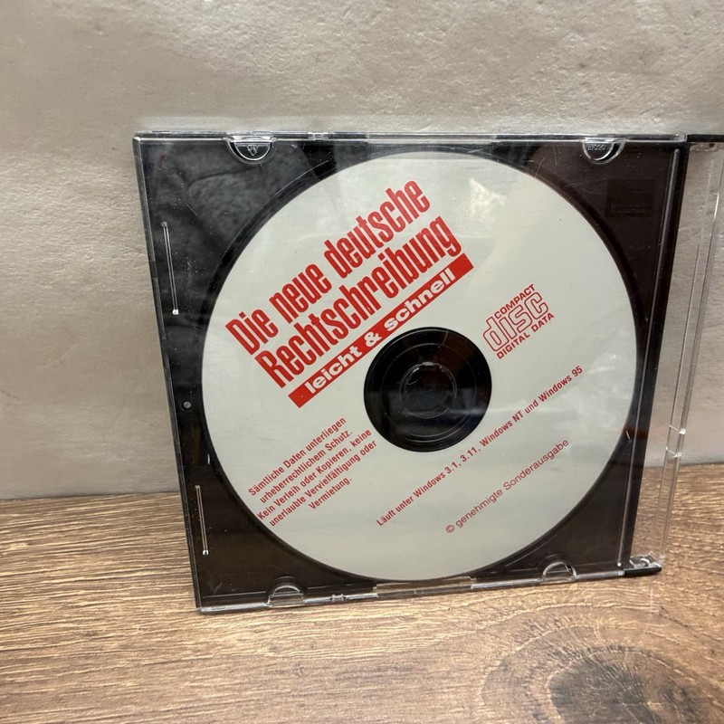 German Spelling CD Software Windows 95 NT
