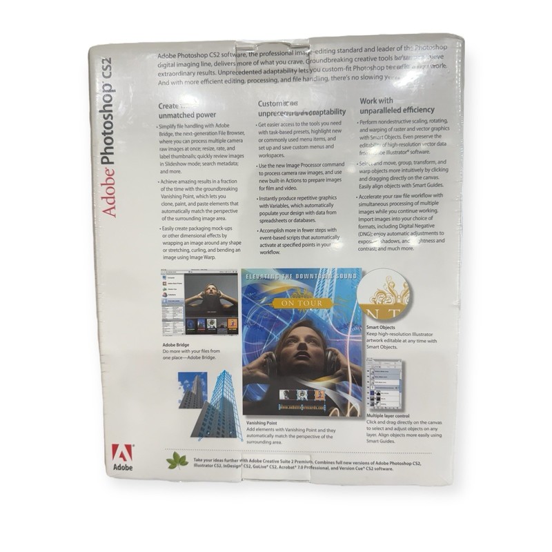 Adobe PhotoShop CS2 Upgrade Mac OS - Brand New Sealed gallery