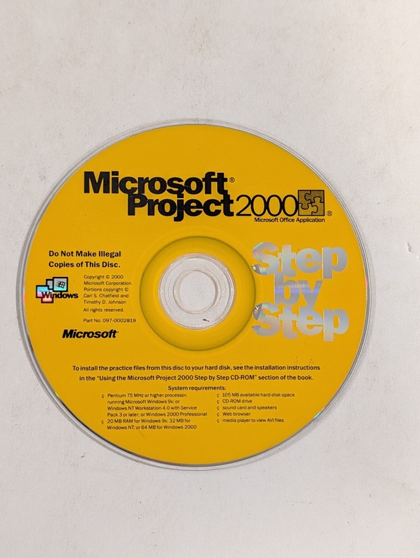 Microsoft Excel 2000 Step by Step Compact Disc Catapult Inc. – Disc Only