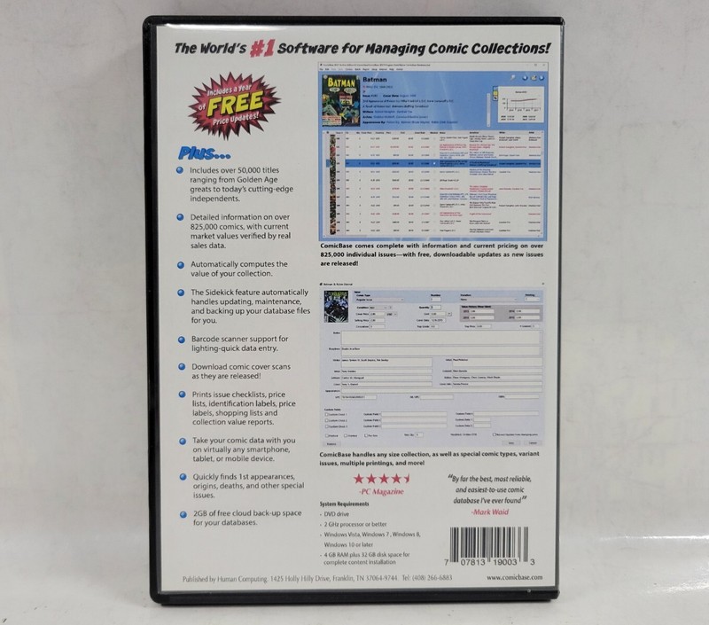ComicBase 2017 DVD(4 Disc Set) ARCHIVE EDITION Software gallery
