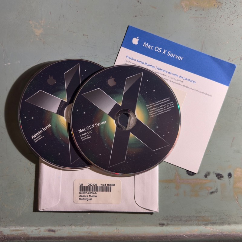 Apple MacOS X Server X 10.5 – Unlimited Client 0Z607-4559-A