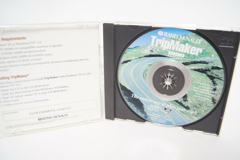 Rand McNally Tripmaker 1998 Edition Users Guide PC Computer Software Program gallery