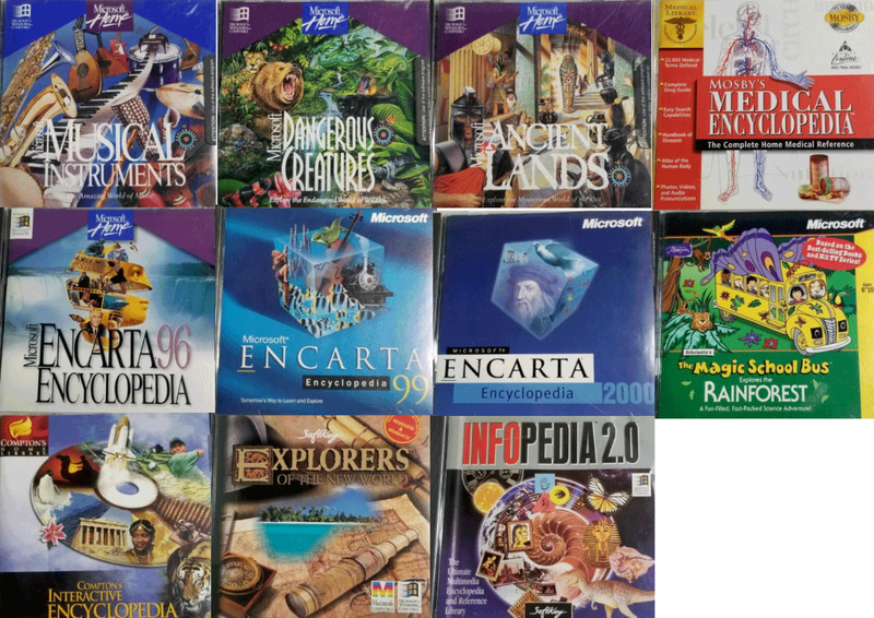 You Pick: Vintage PC Software – Encyclopedia & Reference, Windows 95/98/XP