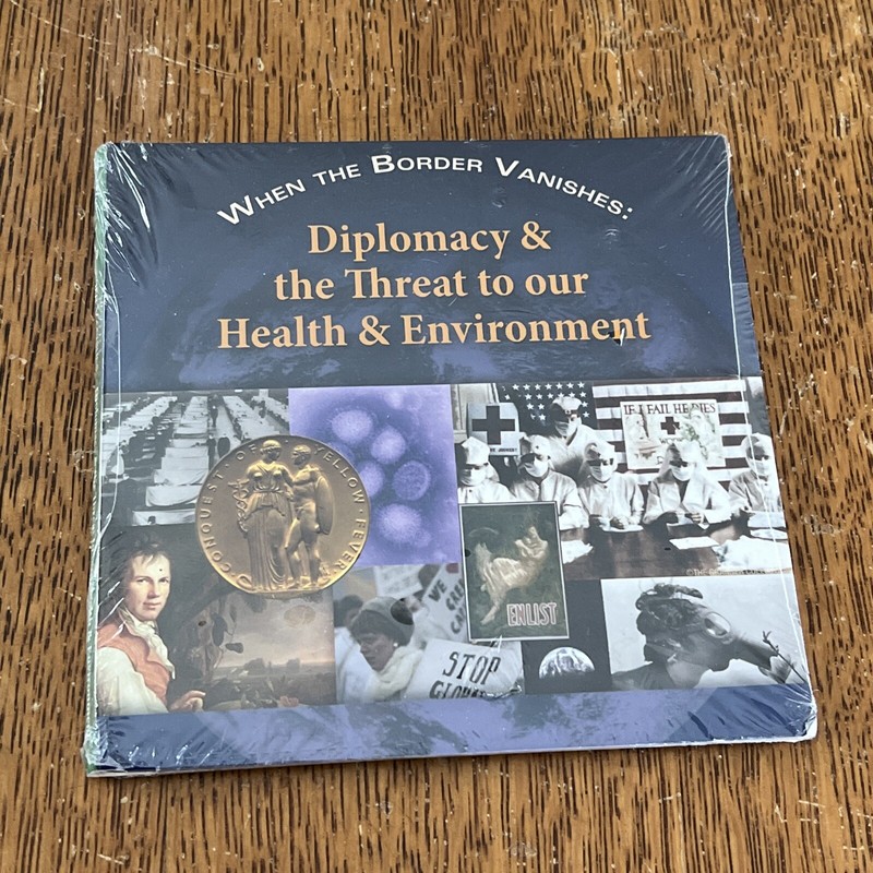 When The Border Vanishes Diplomacy & The Threat Health & Environment PC CD & DVD