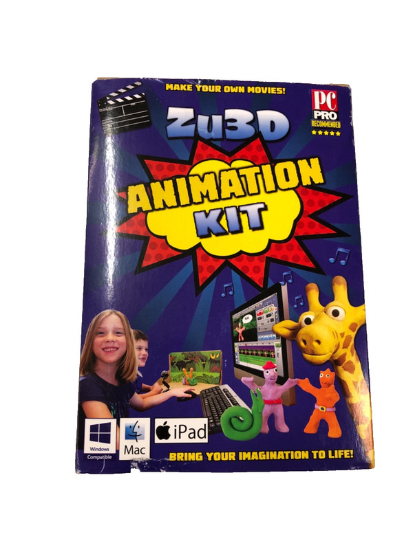 Zu3D Stop Motion Software Animation Kit 3D Windows, Mac OS X iPad And iOS