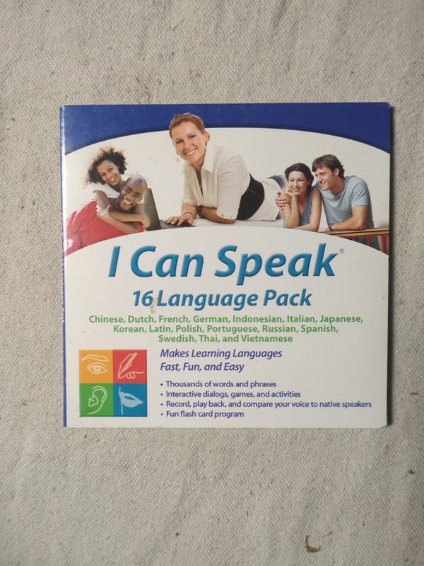 I Can Speak 16 Language Pack Pc New XP Chinese Japanese Thai Korean Vietnamese..