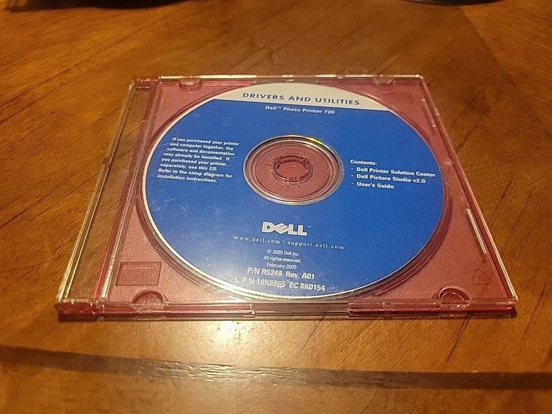 Dell Drivers and Utilities Dell Photo Printer 720 CD gallery