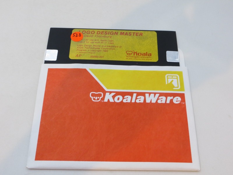 Apple 5.25″ Floppy Disk KoalaWare LOGO DESIGN MASTER vintage computer software