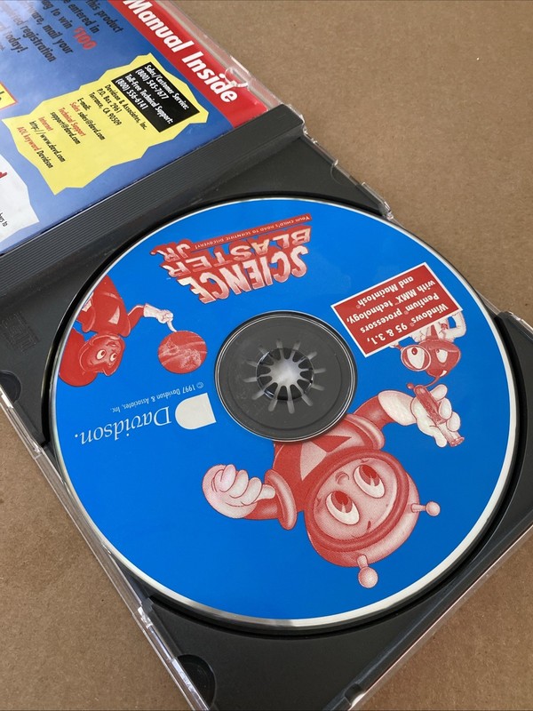 Davidson Science Blaster Jr. Windows 95 / Windows 3.1 / Mac OS CD-ROM gallery