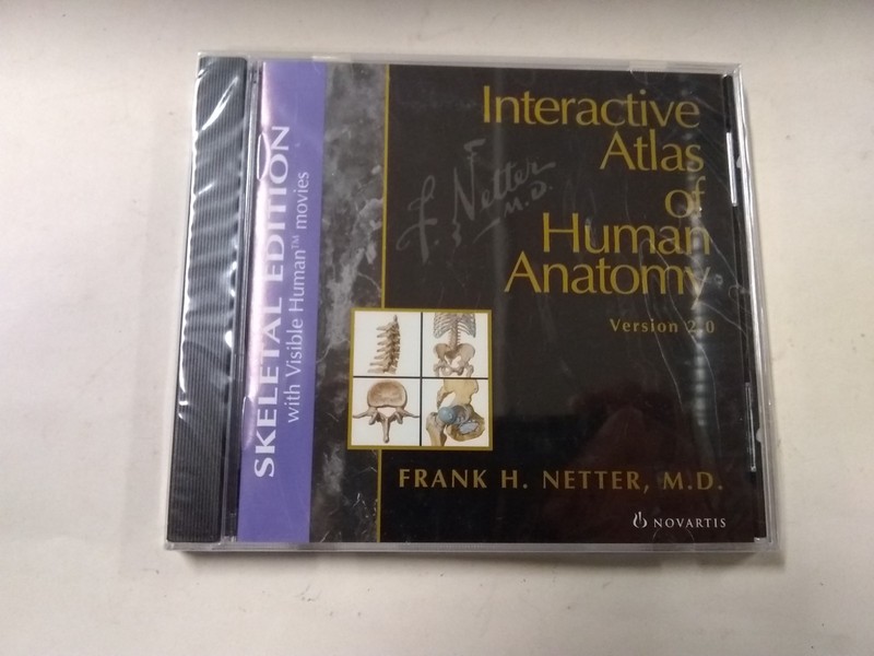 NEW – Interactive Atlas Of Human Anatomy Version 2.0 Skeletal Edition (Software)