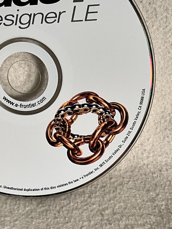 RARE Shade 7 Designer LE Application CD-Rom By e frontier / Curious Labs w/ Case gallery