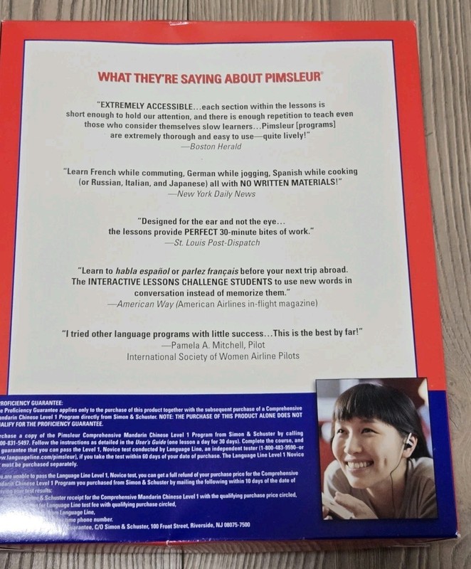 Pimsleur Conversational Mandarin Chinese Lessons 8 CDs NEW Language Audio Discs gallery