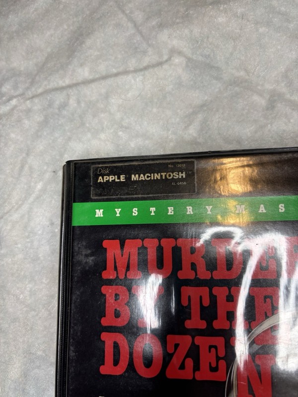 Mystery Master Murder by the Dozen Apple • CBS Software 1983 Floppy gallery