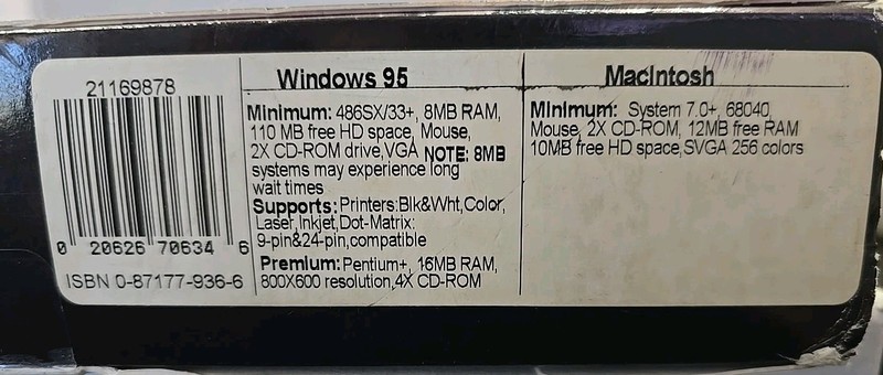 Sierra Print Artist Gold Vintage Computer Software Windows 95 & Mac Sealed NEW gallery