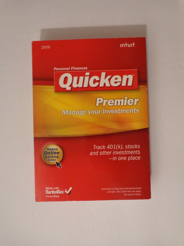 Quicken Premier 2009 For Windows