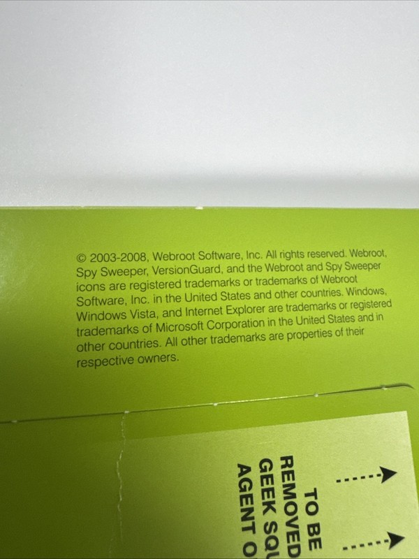 Webroot Spy Sweeper 2003 Software Installation CD-ROM - WITH Software Key gallery