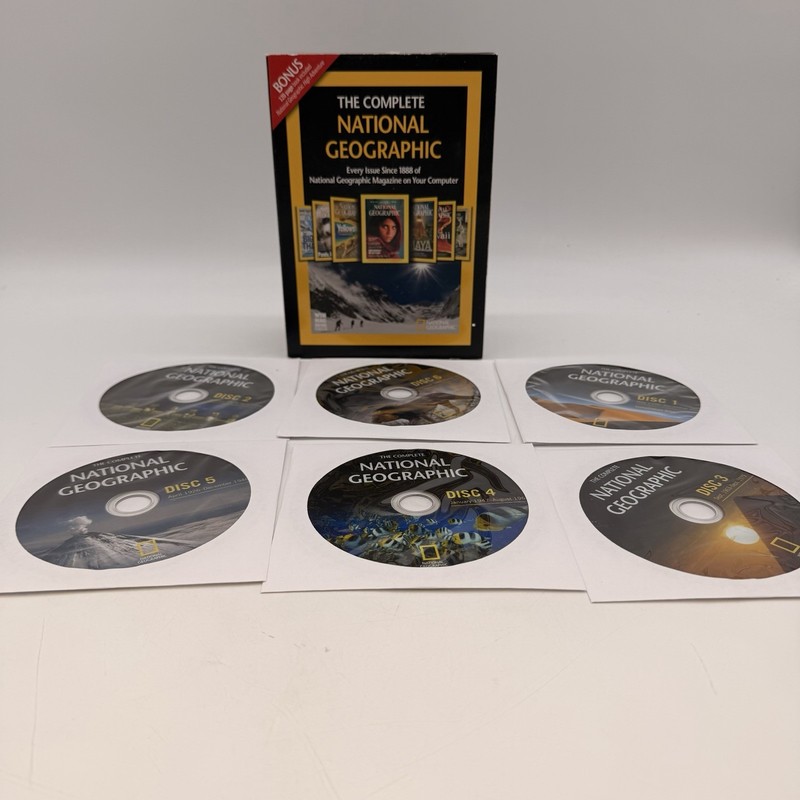 National Geographic Complete DVD Archive Every Issue Since 1888 6 Disc Set