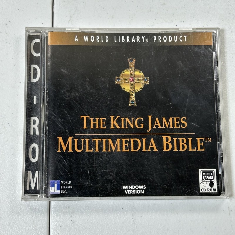 World Library The King James Multimedia Bible CD-ROM Windows Version