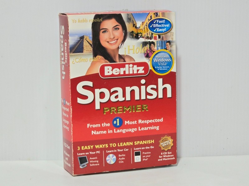 Berlitz Spanish Premier Language Course – BRAND NEW – Software, & Audio CDs
