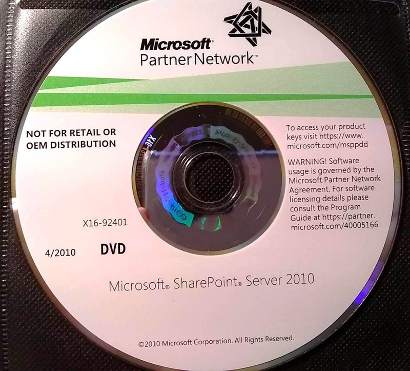Microsoft SharePoint Server 2010 Enterprise / Standard w/ 2 Keys & Licenses gallery