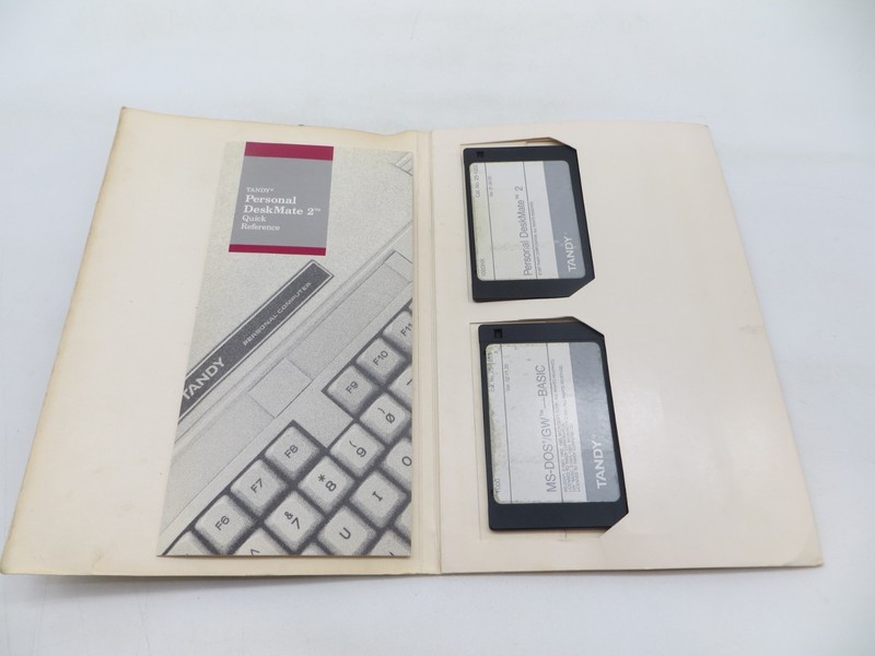 3.5" Floppy Disks MS-DOS/GW - BASIC and Personal DeskMate 2 vtg computer discs gallery