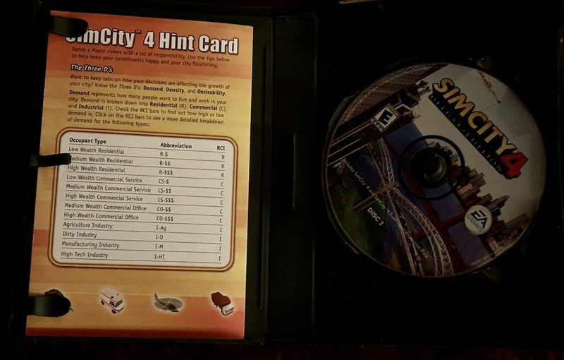 CIB EA Games SimCity 4 Deluxe Edition AND the Sims 3 included for CD-ROM gallery