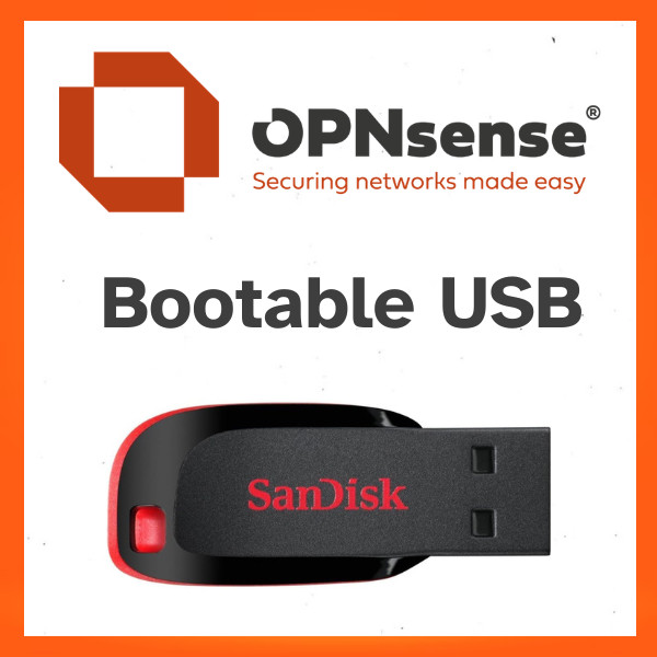 OPNsense Bootable USB | Open Source Firewall Router OS | Home Network