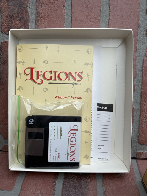 NEW NOS- Legions Conquest & Diplomacy PC Game Disc Ancient World Strategy Power gallery
