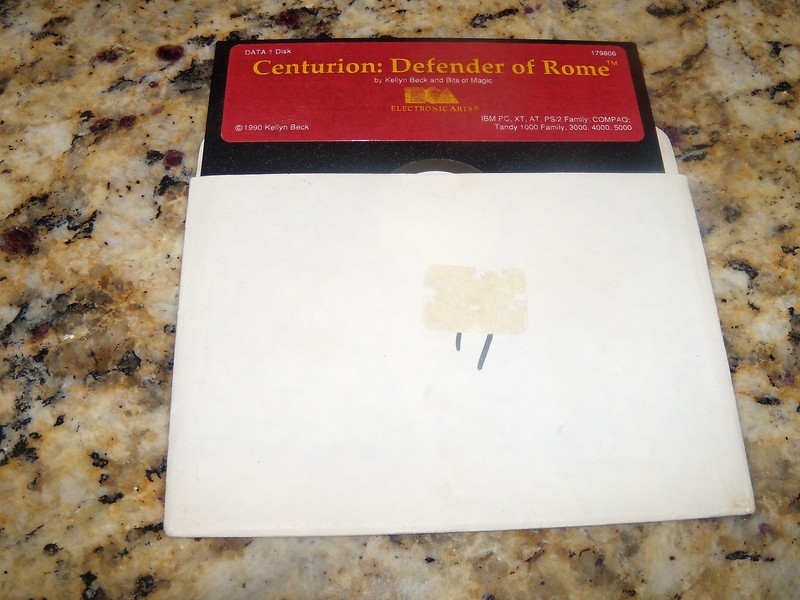 Centurion: Defender of Rome Data 1 Disk only – IBM PC, XT, AT Tandy 1000
