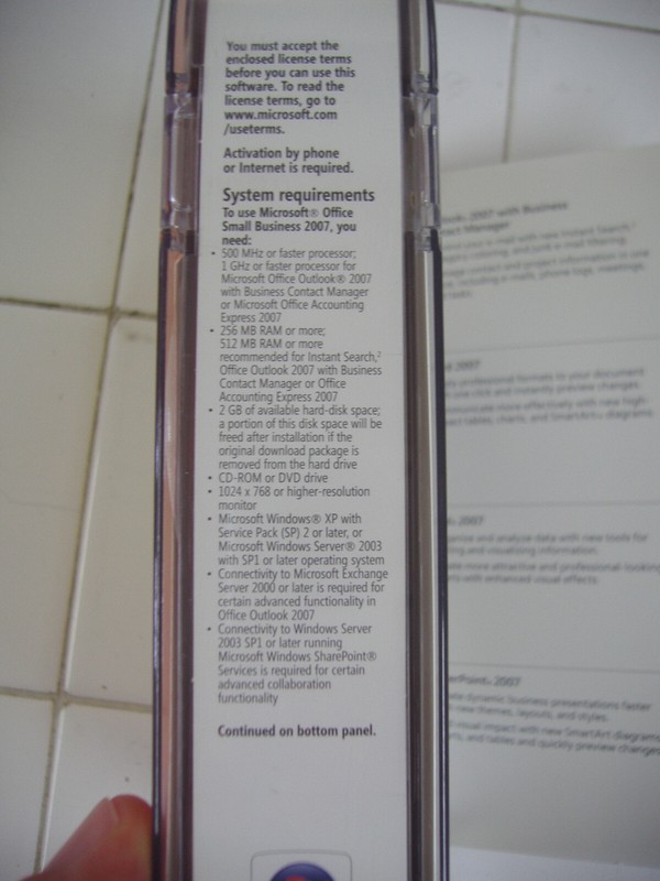 Microsoft Office 2007 Small Business Edition For 2PCs Full Ver MS SBE =SEALED= gallery