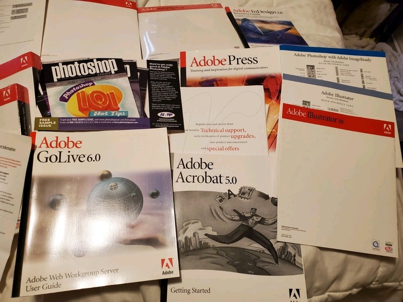 New Adobe Design Collection Photoshop 7.0 InDesign 2. Illustrator 10 Acrobat 5.0 gallery