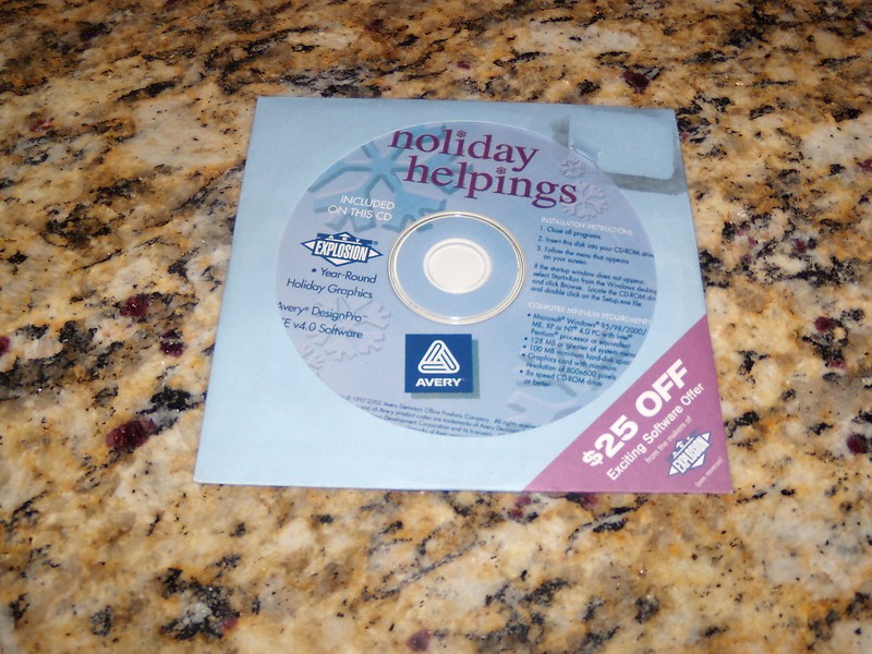 Holiday Helpings (PC, Program) Windows Computer Brand (New and Sealed)