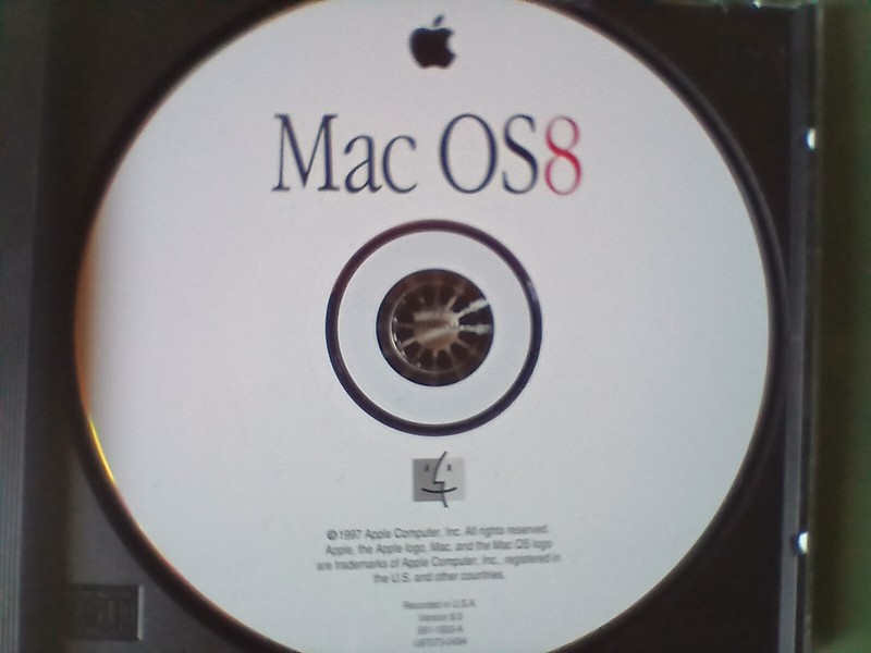 Apple Mac OS 8 OS8 CD Disc (Macintosh, 1997) Version 8.0 691-1600-A gallery