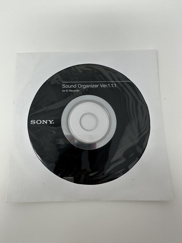 2011 Sony Sound Organizer Ver.1.1.1 PC Software VHTF Original CD-ROM Mint Cond.