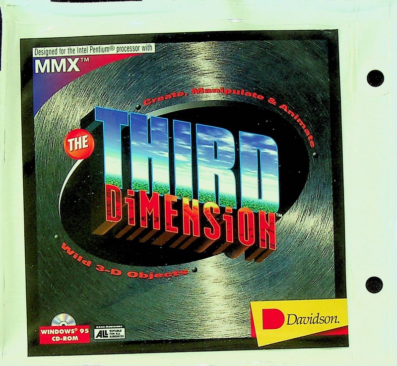 The Third Dimension for Windows 95 on CD-ROM (1998) Davidson & Associates - New gallery