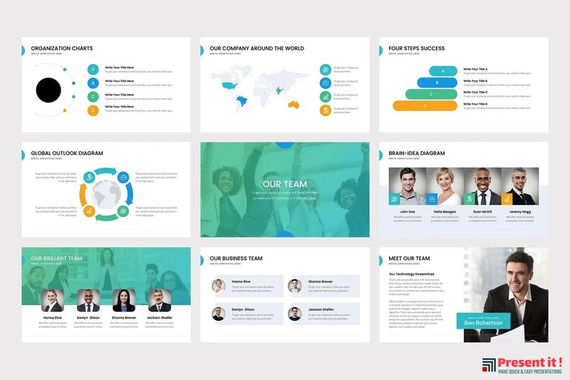 ONE Keynote Template gallery