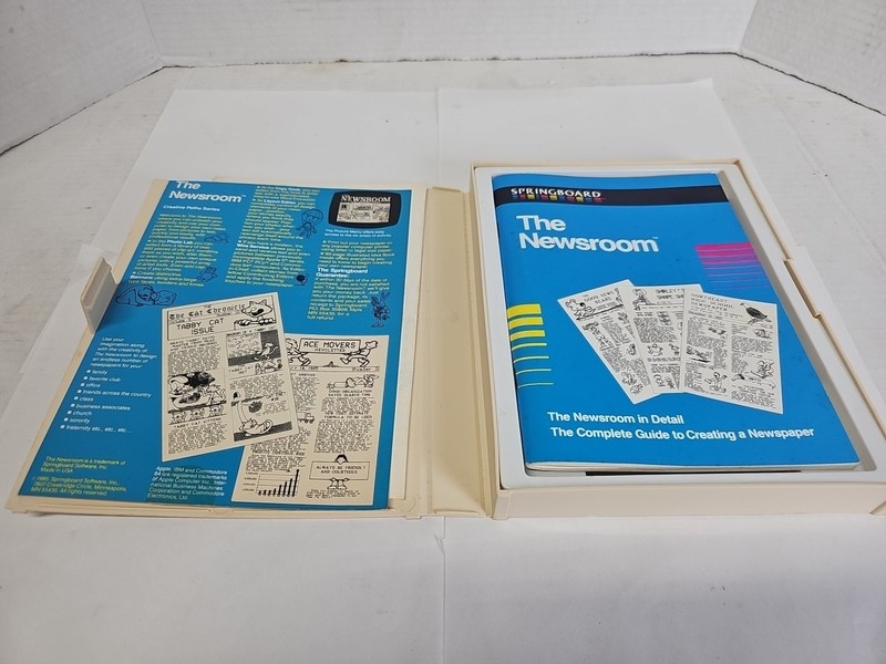 The Newsroom by Springboard for the Commodore 64 C64 128 Computer