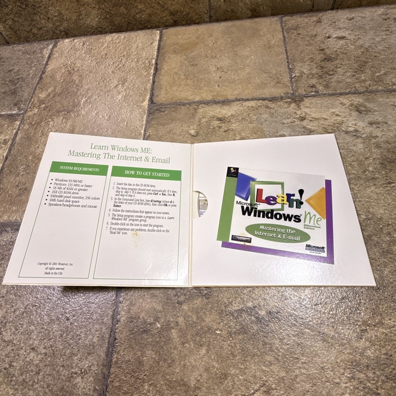 Learn Microsoft Windows ME Mastering Internet & E-mail CD-ROM 2001 Winstruct gallery