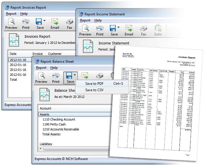 Express Invoice Invoicing Software Manage invoices NCH Software gallery