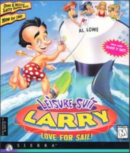 Leisure Suit Larry: Love for Sail PC CD chase after women comedy adventure game!