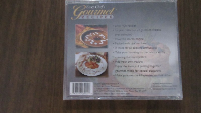Easy Chef's Gourmet Recies PC Windows 98/ME/2000/XP New gallery