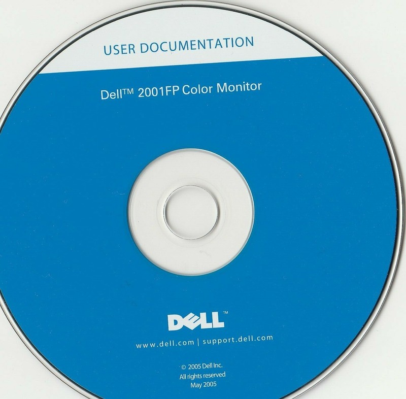 Dell Tools CD – User Documentation – 2001FP Color Monitor May 2005 ~ CD-ROM