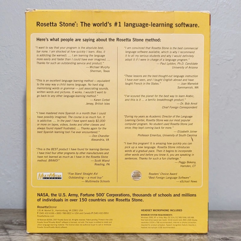 Rosetta Stone 3: Spanish Level 1 Latin America With Headset 2 Discs Guide gallery