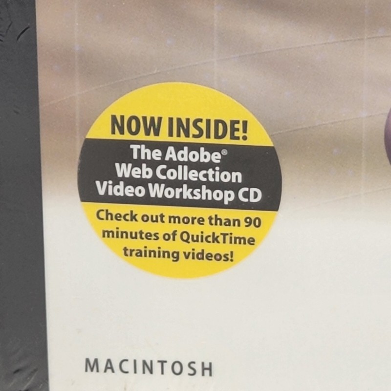 Adobe GoLive6.0 Upgrade Macintosh Mac Big Box Vintage Software Sealed gallery