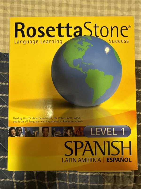Rosetta Stone Spanish Latin America Level 1 Espanol Language Learning
