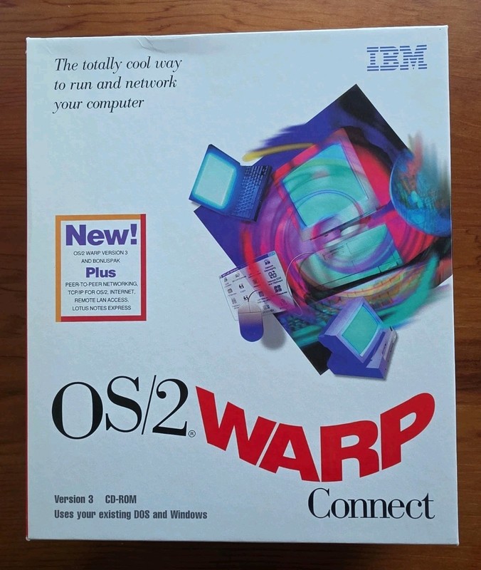 NO CD – IBM OS/2 Warp Connect Version 3 3.5″ Disk Vintage Computer Software